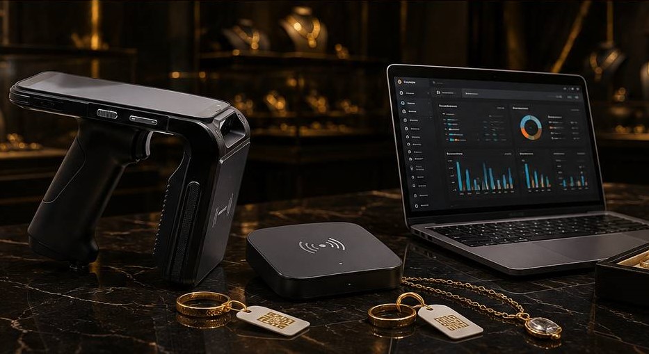 موجودی‌گیری هوشمند طلافروشی با RFID